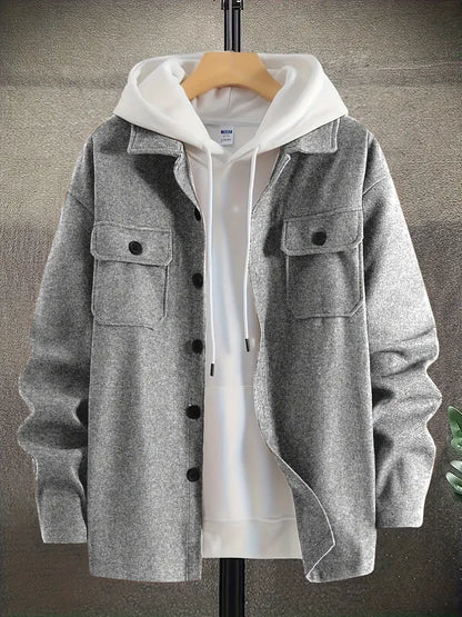 Lässige Herren Jacke Langarm Casual Style