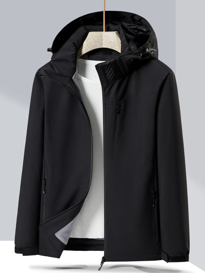 Wasserdichte Winterjacke Damen Kapuze Fleece