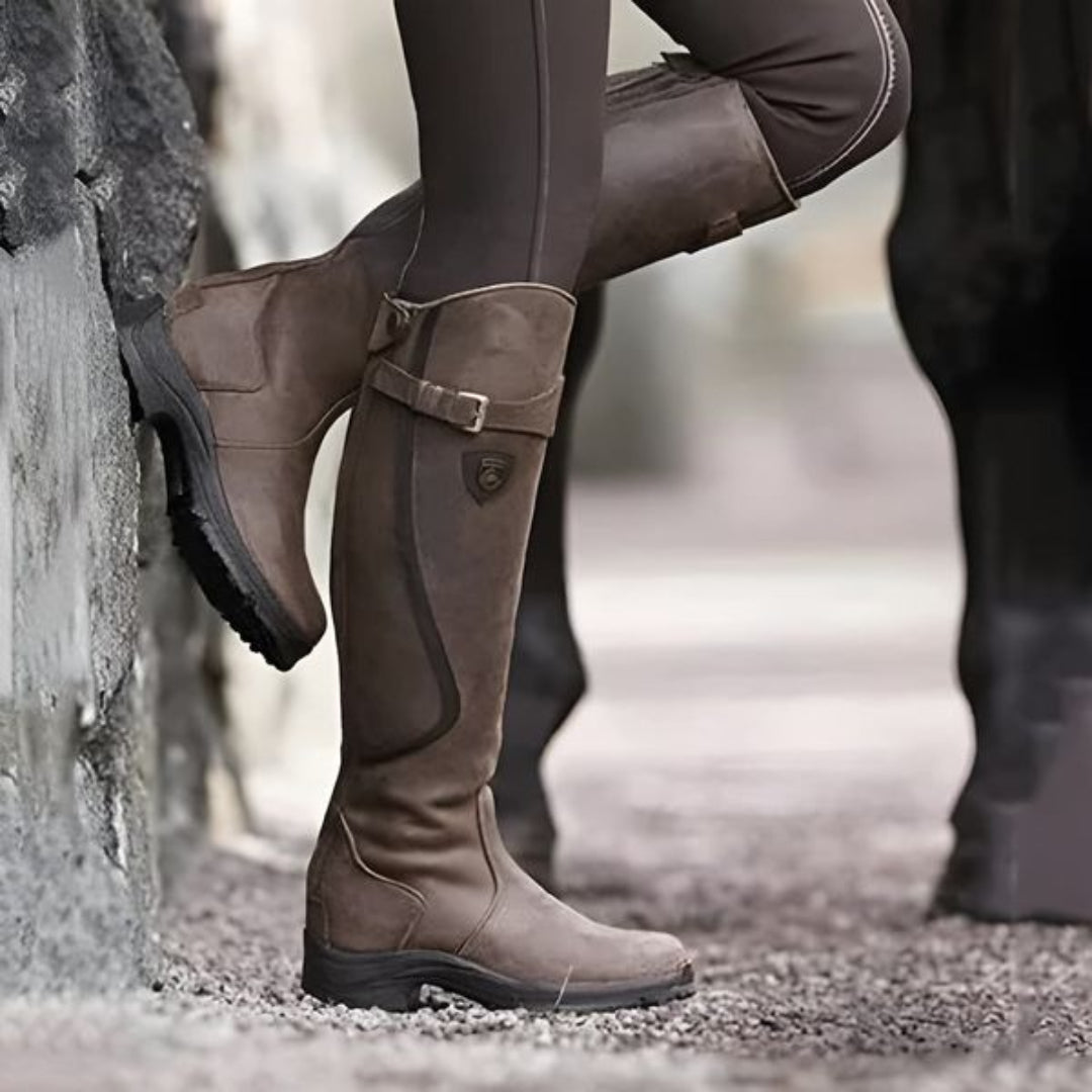 Damen Stiefel Modern Schlank Design - IdealeKleiden