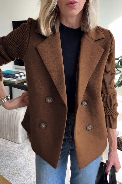 Eleganter Damenblazer mit Strick