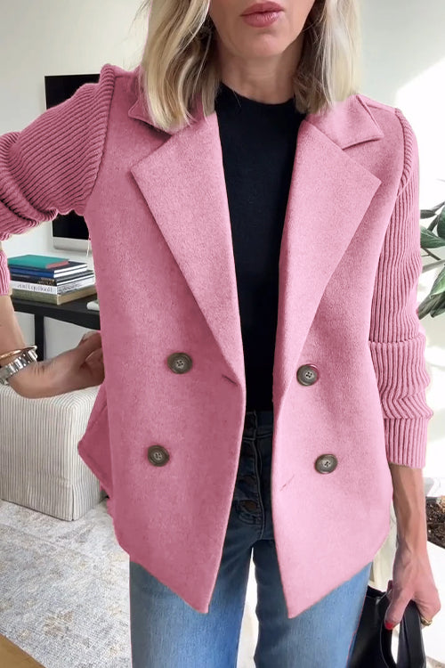 Eleganter Damenblazer mit Strick