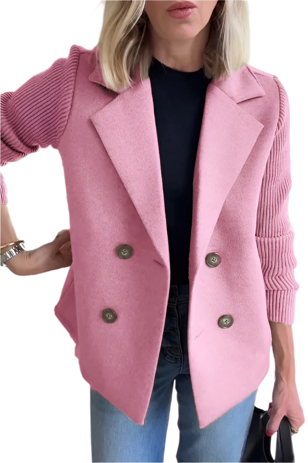 Damen Blazer Vegan Wolle Elegant
