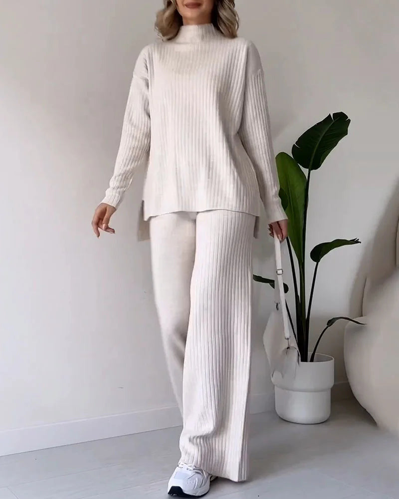 Stylisches Damen-Zweiteiler-Set Elegant Kurz