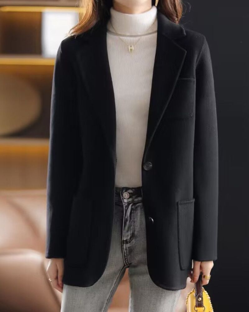 Stylischer Damenmantel Elegant Länge