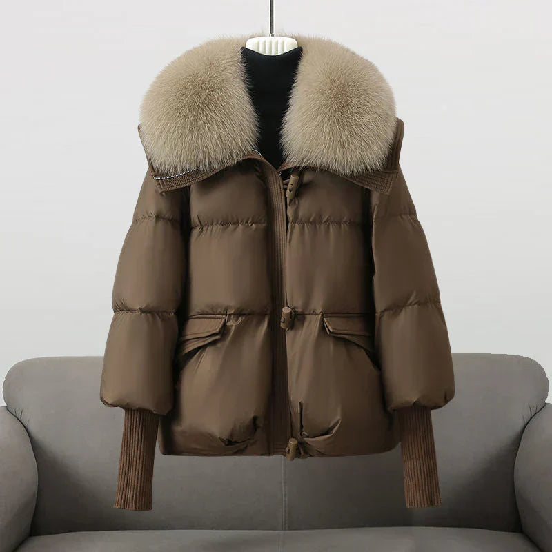Elegante Winterkleidung Wärme Stil