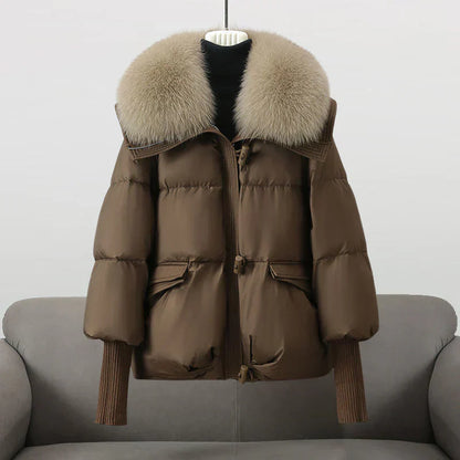 Elegante Winterkleidung Wärme Stil
