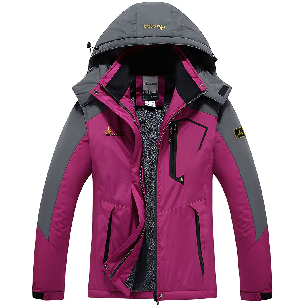 Warme Damenjacke Winter Fleece Inside