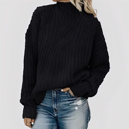 Weiches Damenpullover Elegant Strick Design