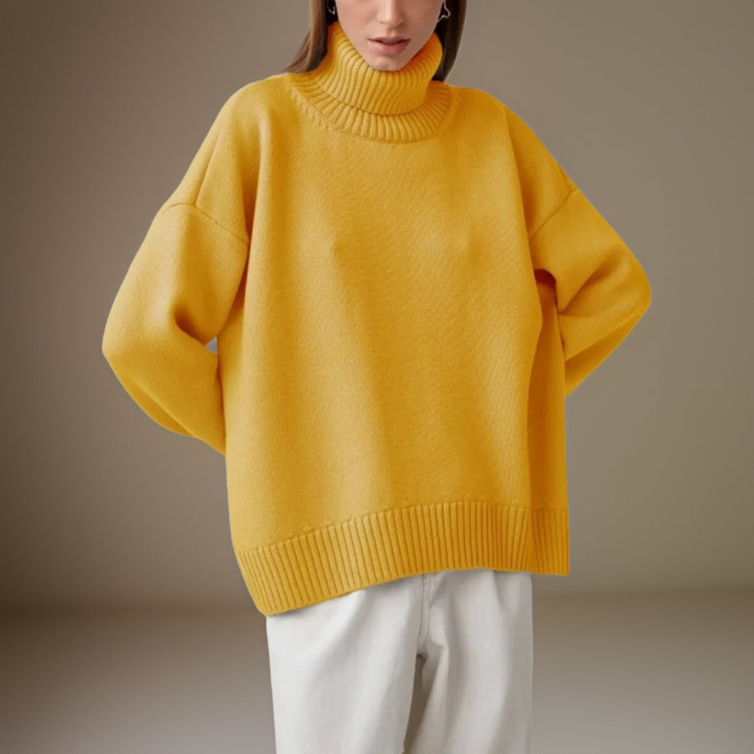 Damen Rollkragenpullover Warm Winter