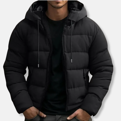 Winter Pufferjacke Kapuze Verstellbar