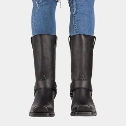 Ari - Robuste Cowboy-Stiefel Vintage-Style - IdealeKleiden