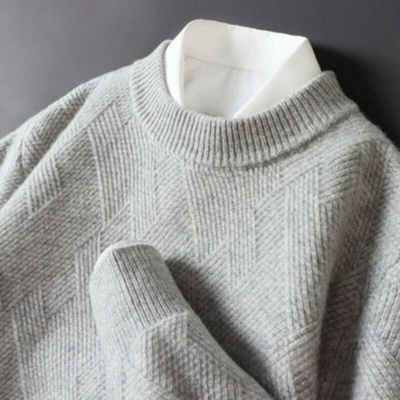 Herren Pullover Luxus Weich Qualität
