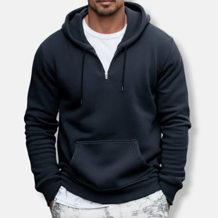 Morten - Casual Sweatshirt mit Känguru-Tasche und Lockerem Sitz