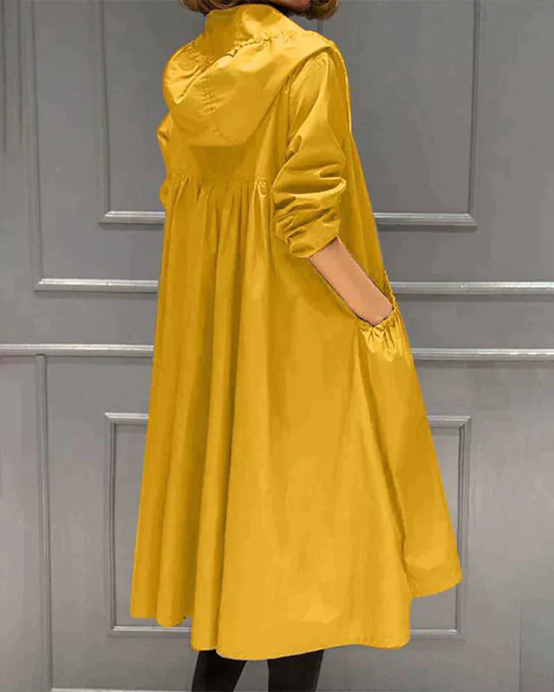 Stylische Damenjacke Kapuze Leicht