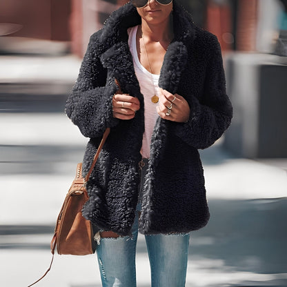 Warmes Fleece Jacket Damen Modern Style