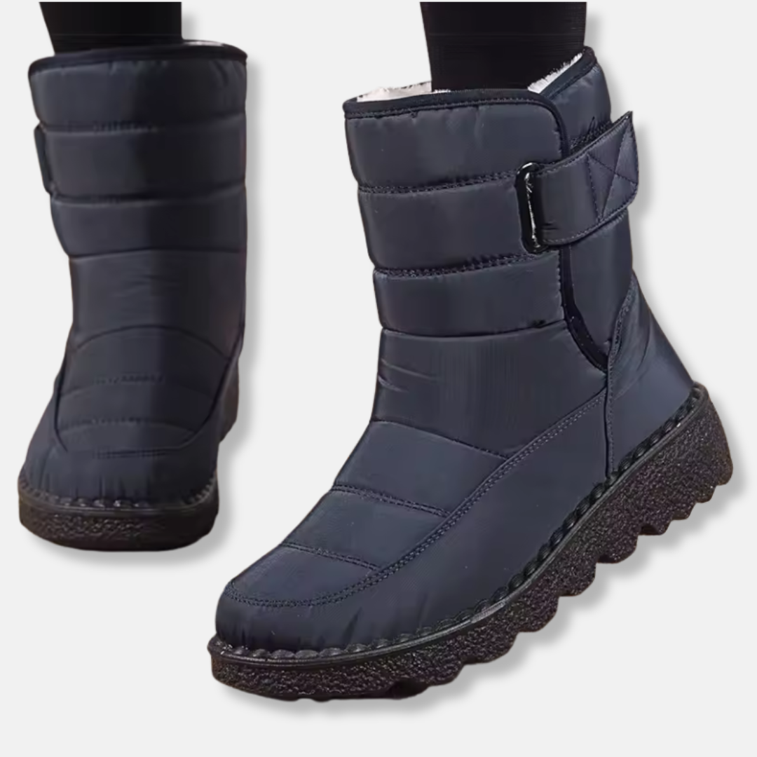 Winterstiefel Damen Knöchellang Gepolstert Rutschfest