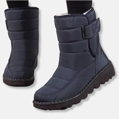 Winterstiefel Damen Knöchellang Gepolstert Rutschfest