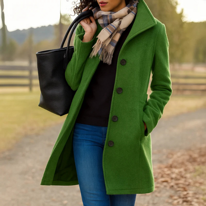 Eleganter Damenmantel Modern Geschnitten