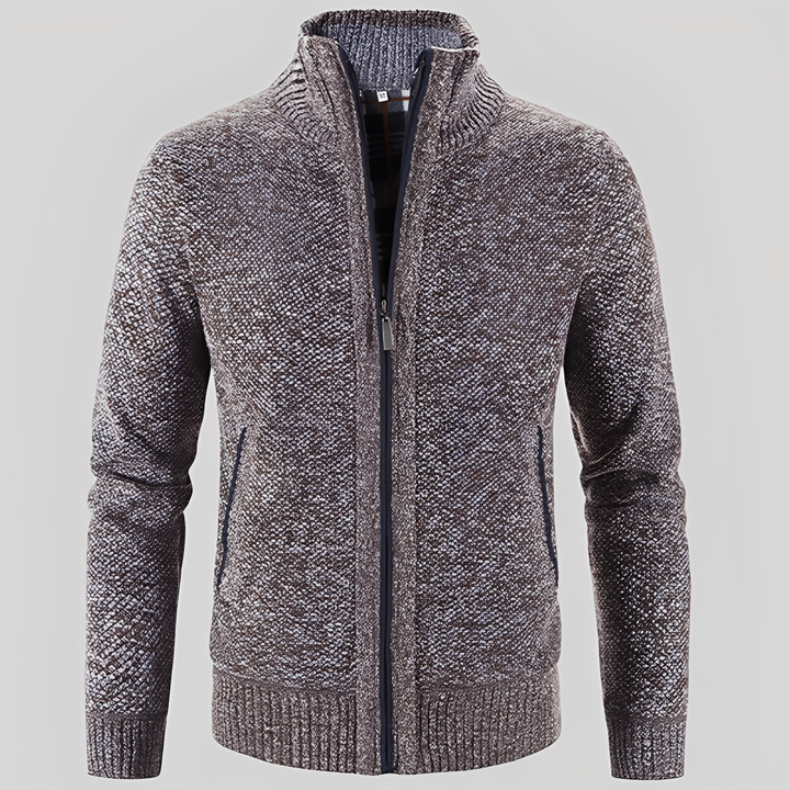 Praktischer Herren Cardigan mit Reißverschluss