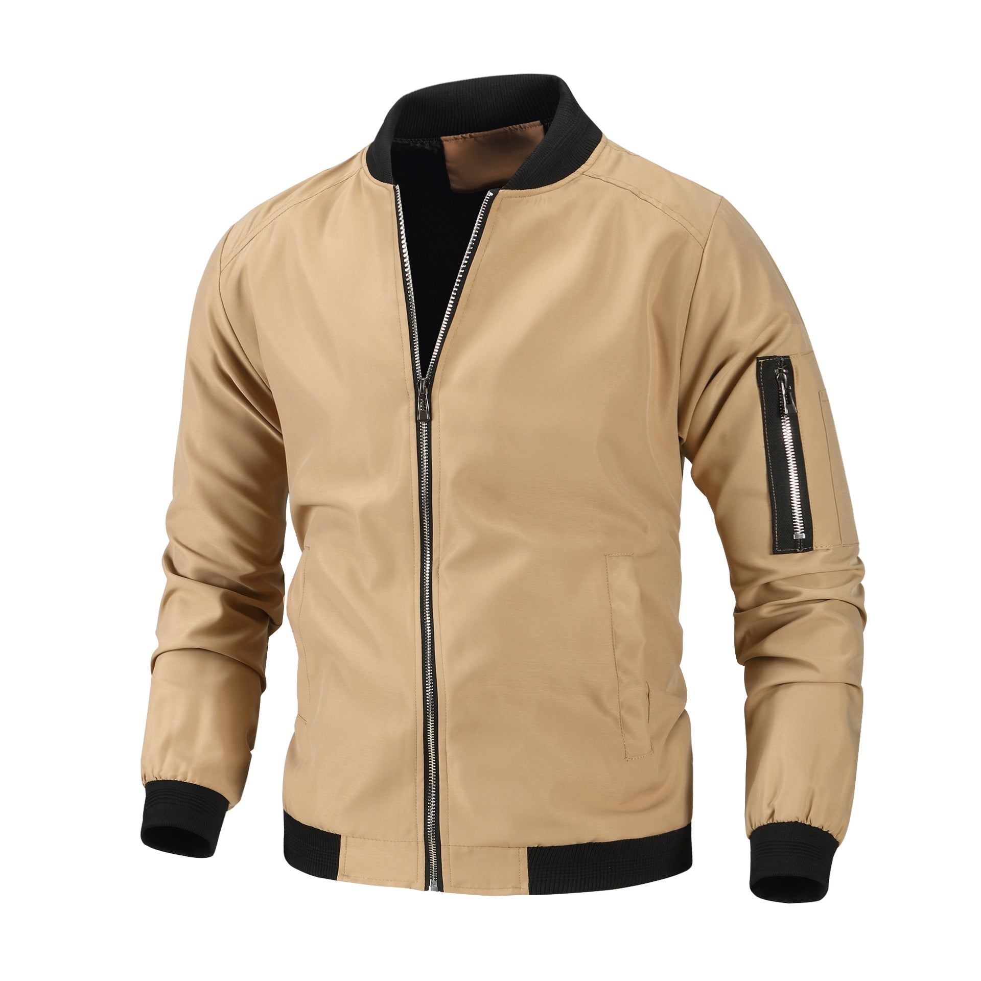 Modische Herren Bomberjacke Stilvoll - IdealeKleiden