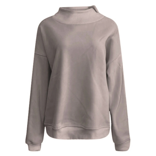 Bequemer Oversized Langarm Pullover - IdealeKleiden