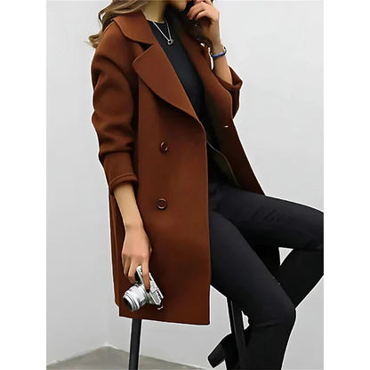 Eleganter Damenmantel Zeitlos Chic