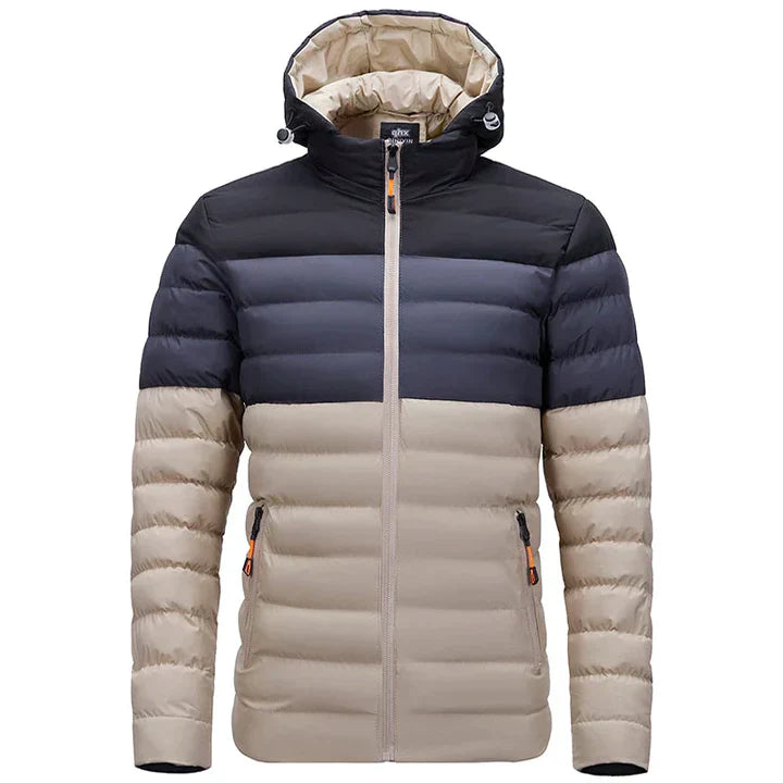 Stilvolle Wattierte Winterjacke Warm Und Elegant