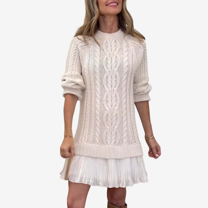 Weiches Strickkleid Damen Elegant