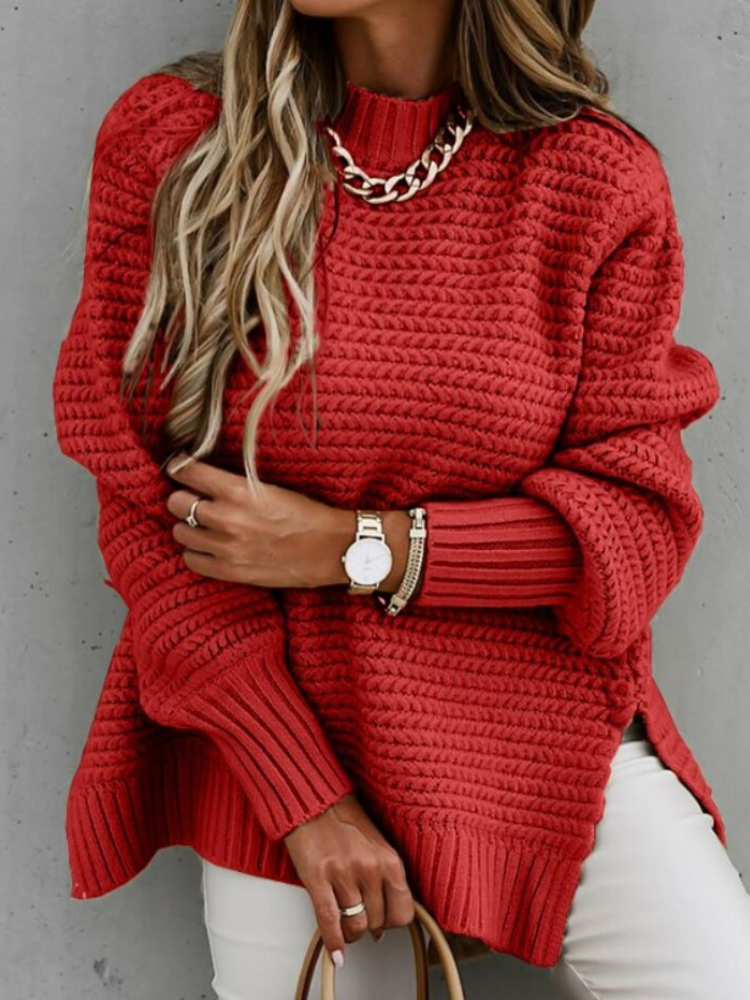 Strickpullover Damen Soft Gemütlich