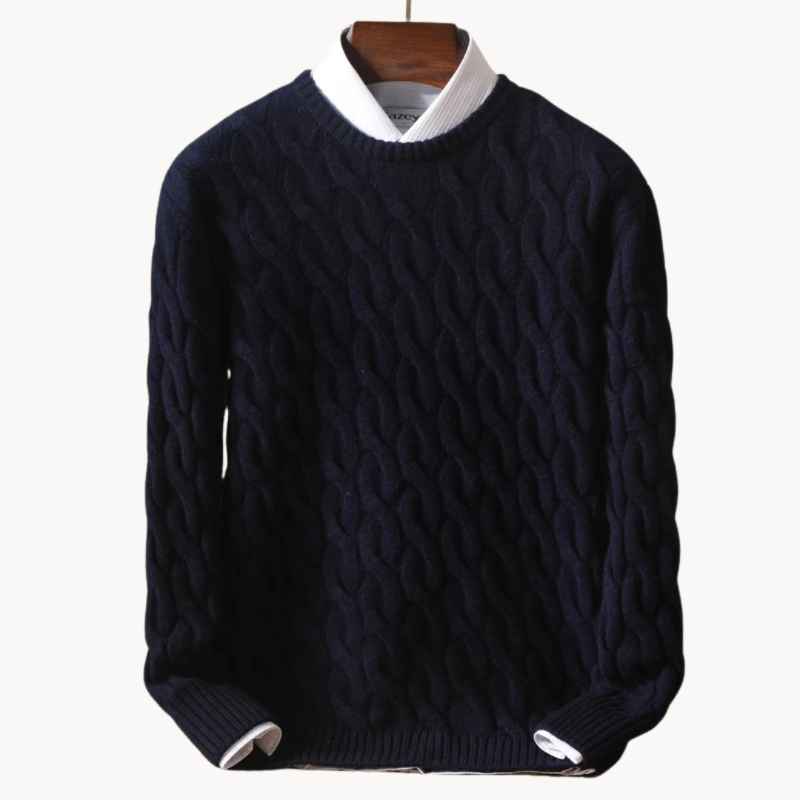 Herren Pullover Merinowolle Weich Luxus Qualität
