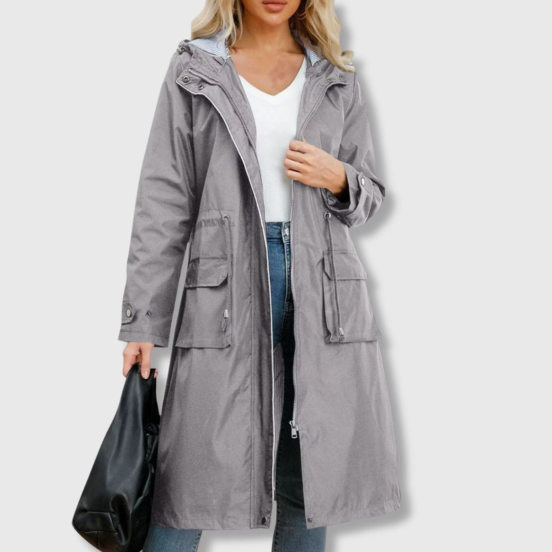 Praktische Winterjacke Kapuze Damen