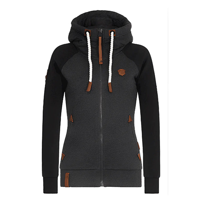 Kapuzenpullover Damen Bequem Kordelzug