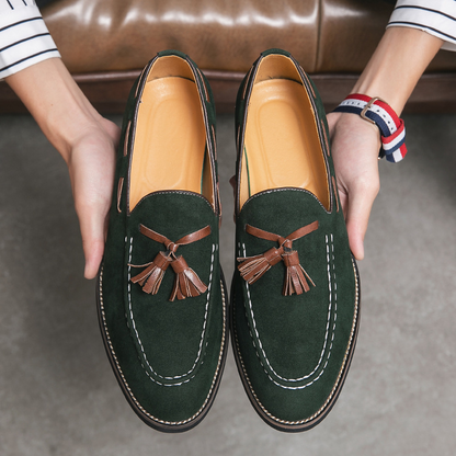 Herren-Hausschuhe Vintage-Stil
