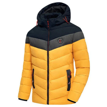 Kapuzenjacke Modern 3-Farben Verstellbar