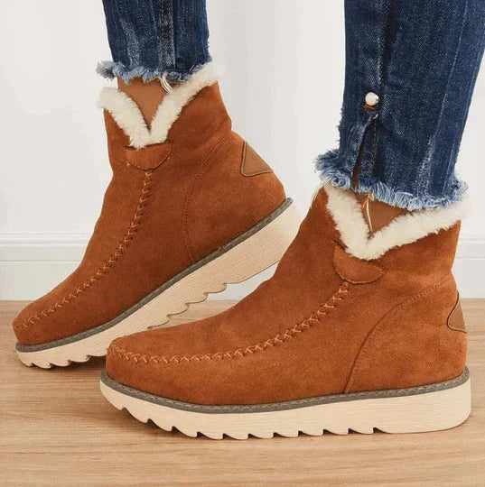 Damen Winterschuhe Warm Bequem Stylisch - IdealeKleiden