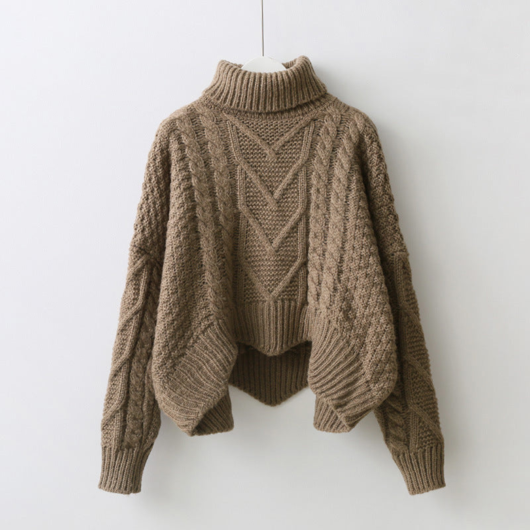 Warme Wollpulli Frauen Kleidung