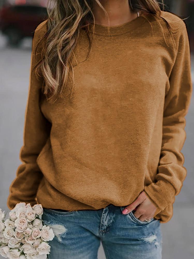 Damen Top Rundhals Ausschnitt