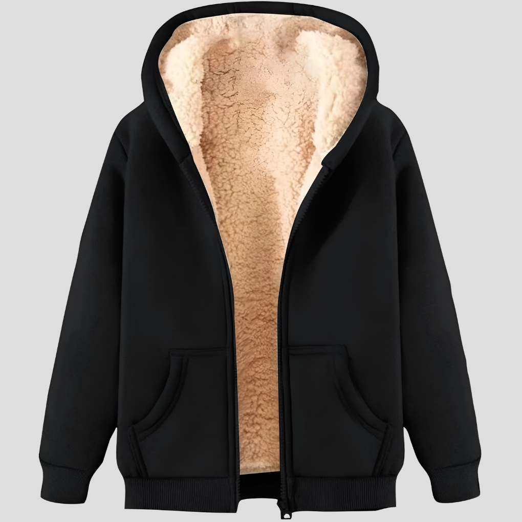 Warmes Fleece-Hoodie für Herren Winter