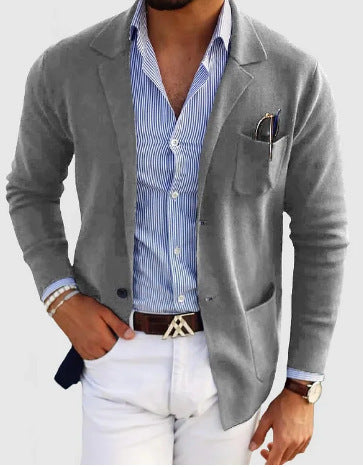 Stylische Herrenjacke mit Druck Modern Design