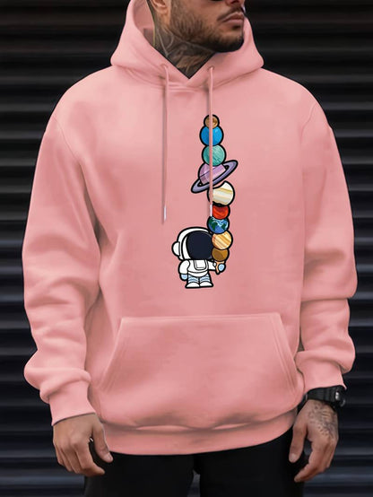Astronauten Hoodie Herren Modern Galactic