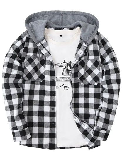 Karierter Herrenpullover Modern Style