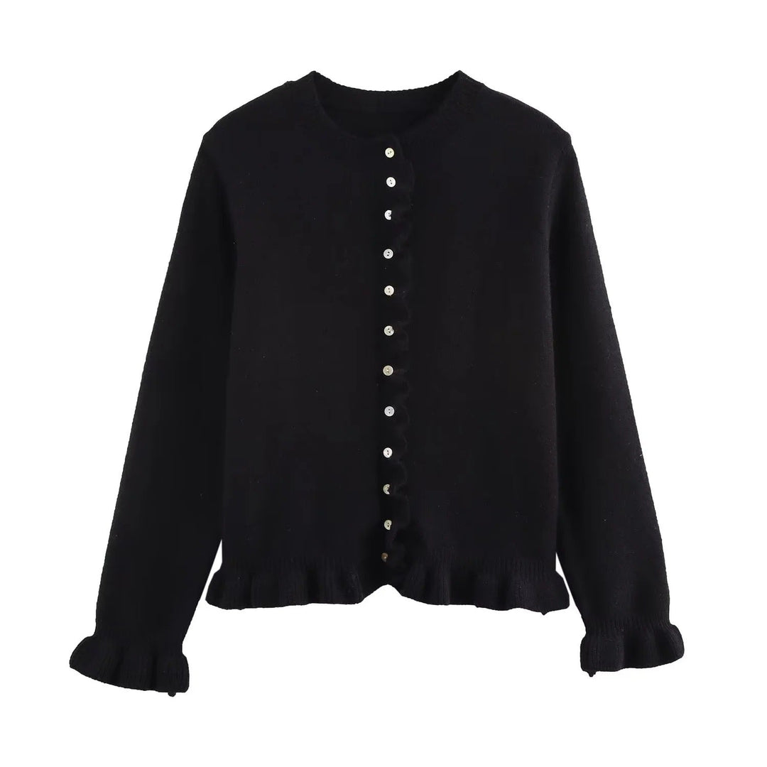 Damen Cardigan Schick Knöpfe