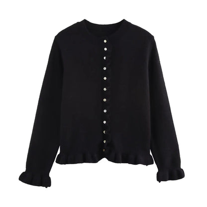 Damen Cardigan Schick Knöpfe