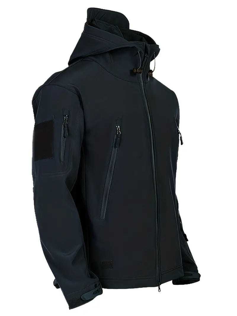 Herren Windjacke Fleece Gefüttert Warm