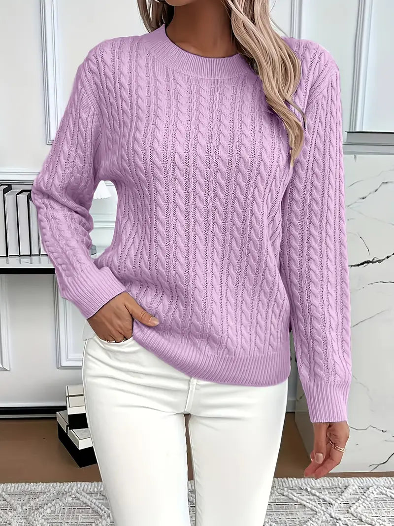 Herbstpullover Damen Bequem