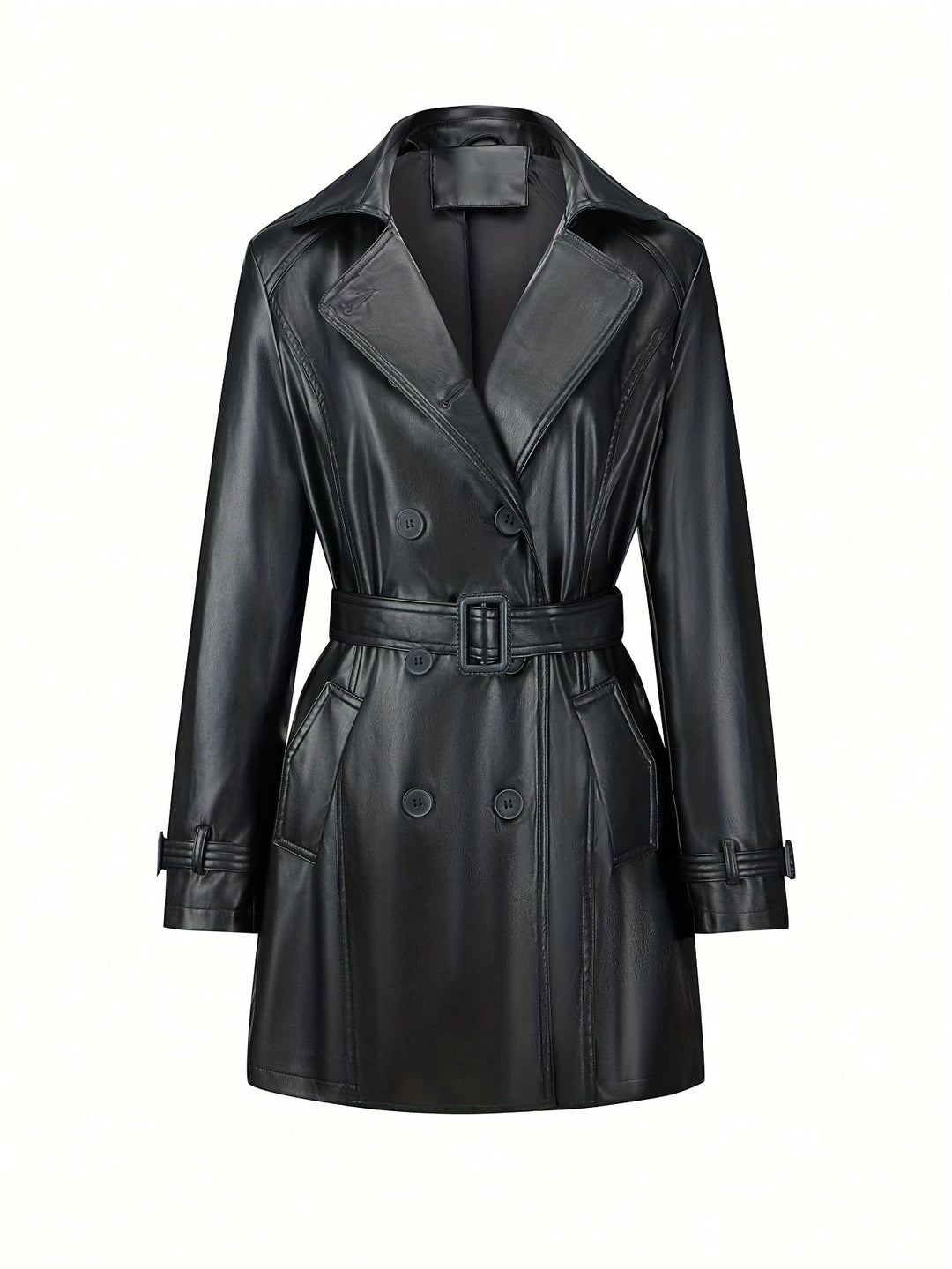 Eleganter Frauenmantel Vintage Style Langarm