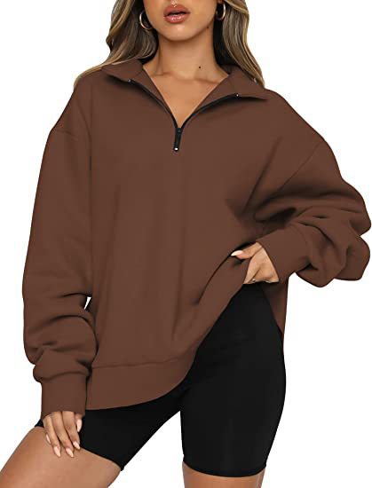 Damenschwetshirt mit Kragen Modern
