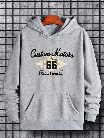 Retro Hoodie Männer Vintage Style