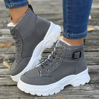 Winterstiefel Frauen Warm Isoliert