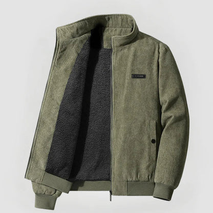 Herren Jacke Cord Warm Fleece Innenfutter - IdealeKleiden